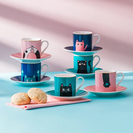 Paws Coffee Cup for 6 Persons 80 ml